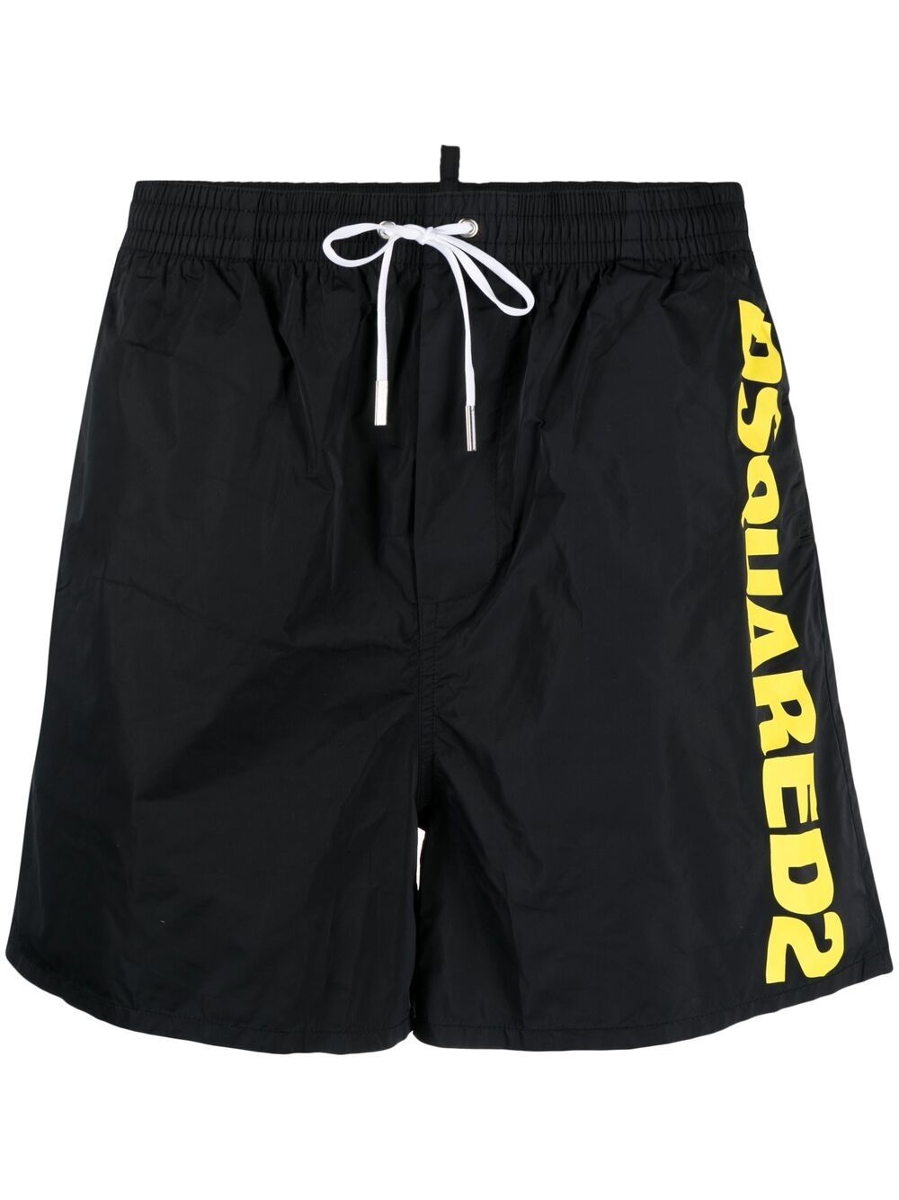 logo-print swim shorts - 1