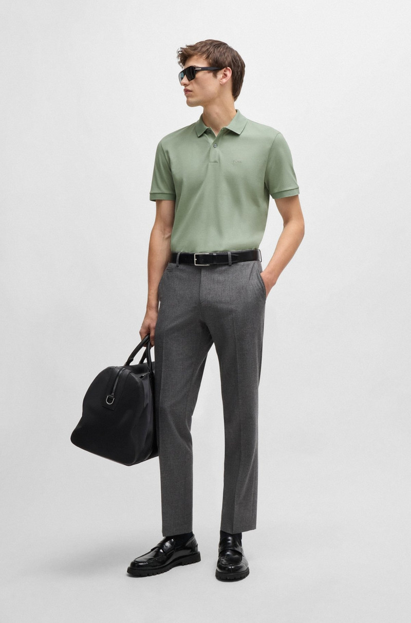 BOSS PALLAS REGULAR-FIT POLO SHIRT IN COTTON WITH EMBROIDERED LOGO outlook