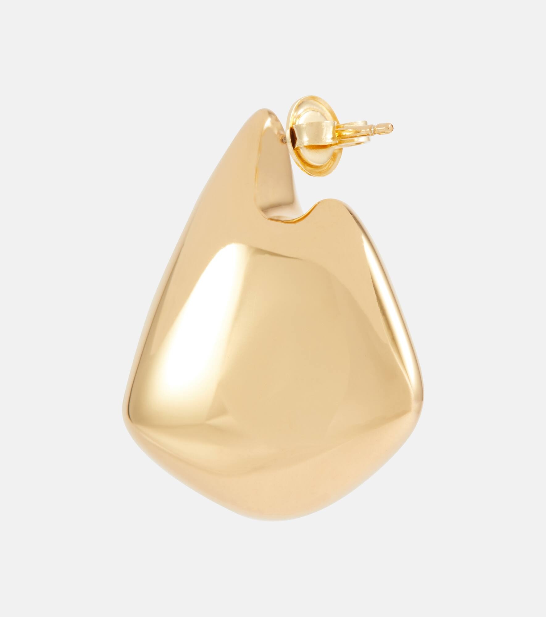 Fin Small 18kt gold-plated sterling silver earrings - 5
