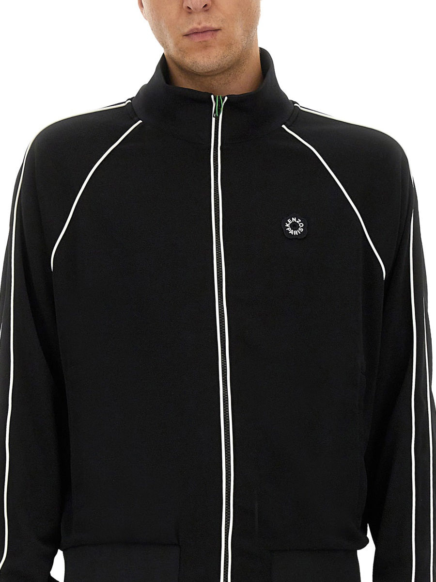 Zippered Track Sweatshirt - 4