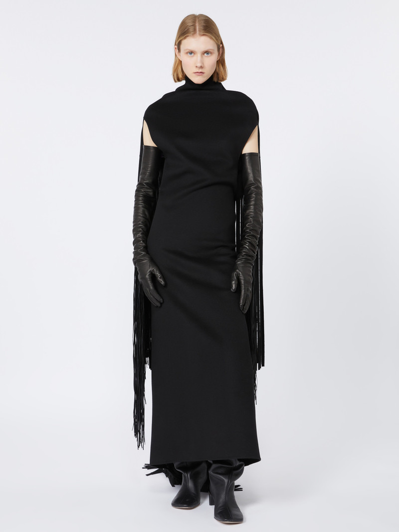 Sportmax RAME Long double-faced pure wool dress - RUNWAY outlook