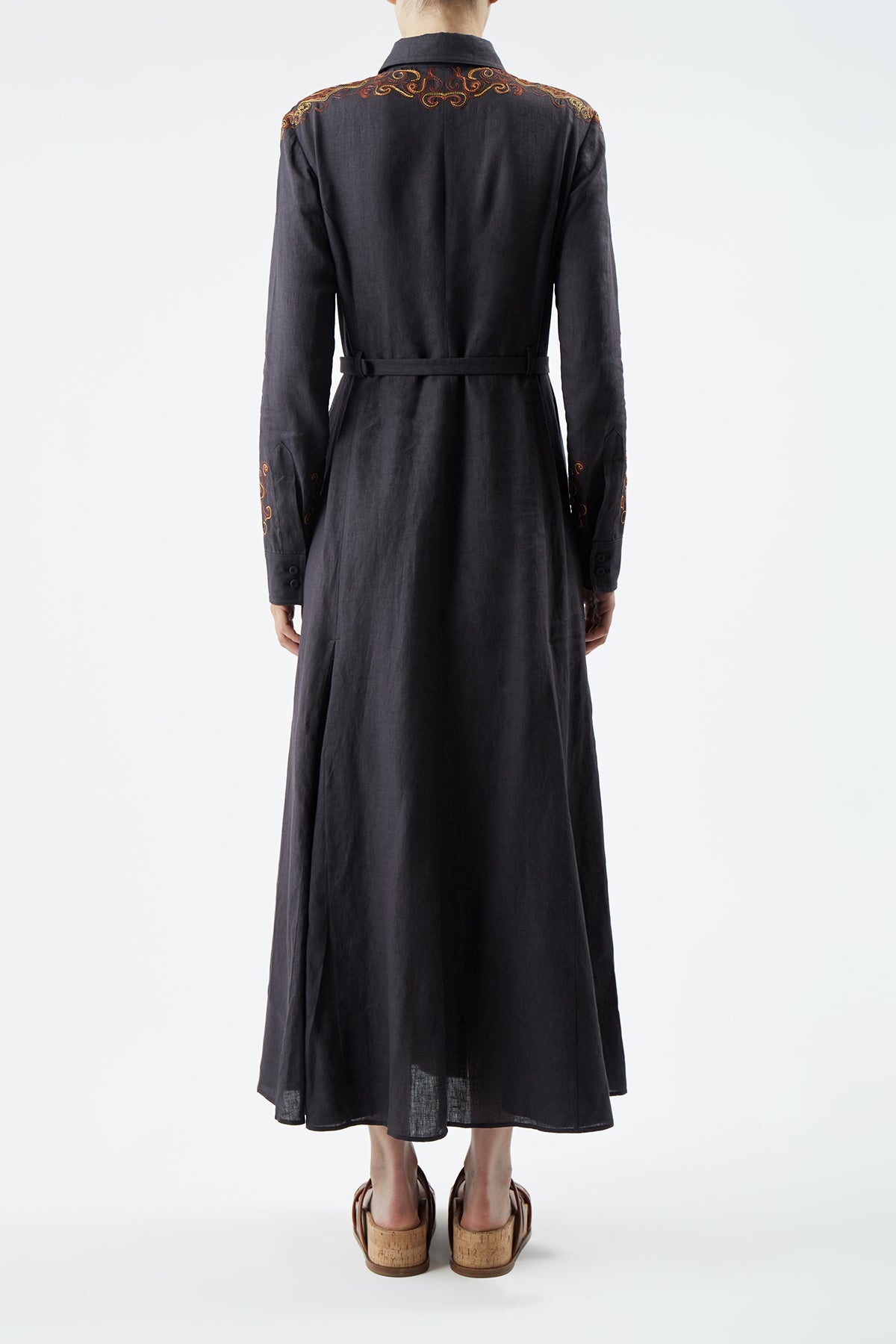 Mcgraw Dress in Linen - 4