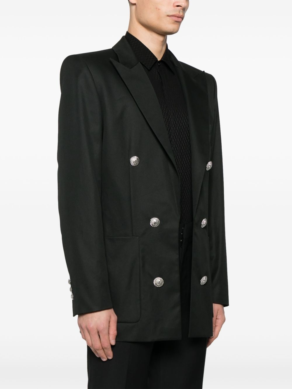 cotton blazer - 3