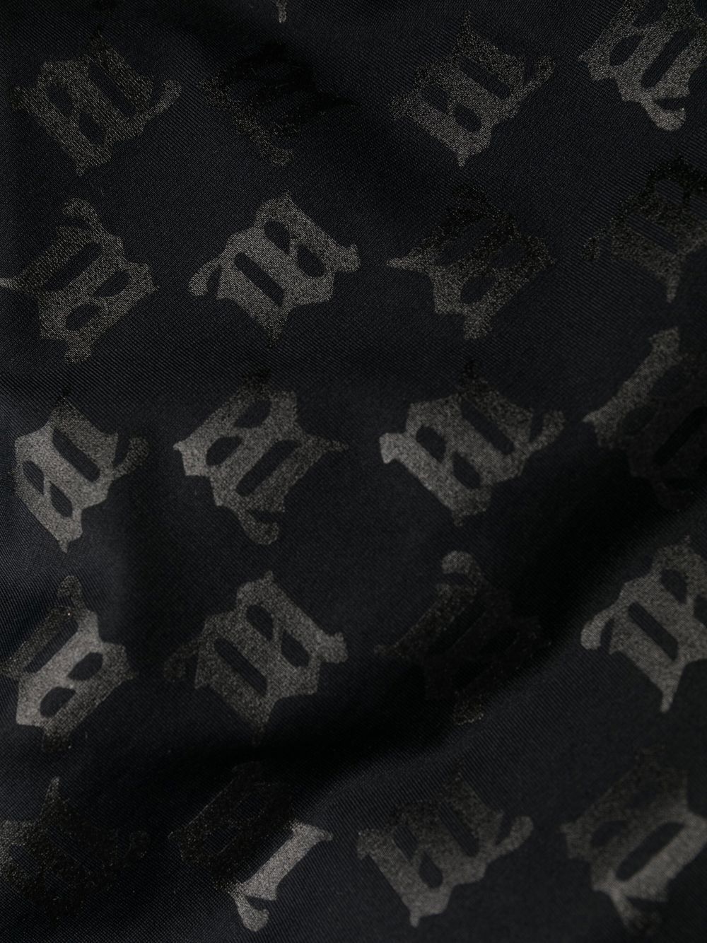 monogram-pattern one-piece swimsuit - 3