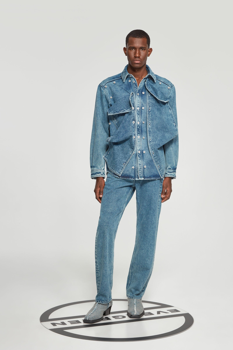 Y/Project Classic Button Panel Denim Shirt outlook