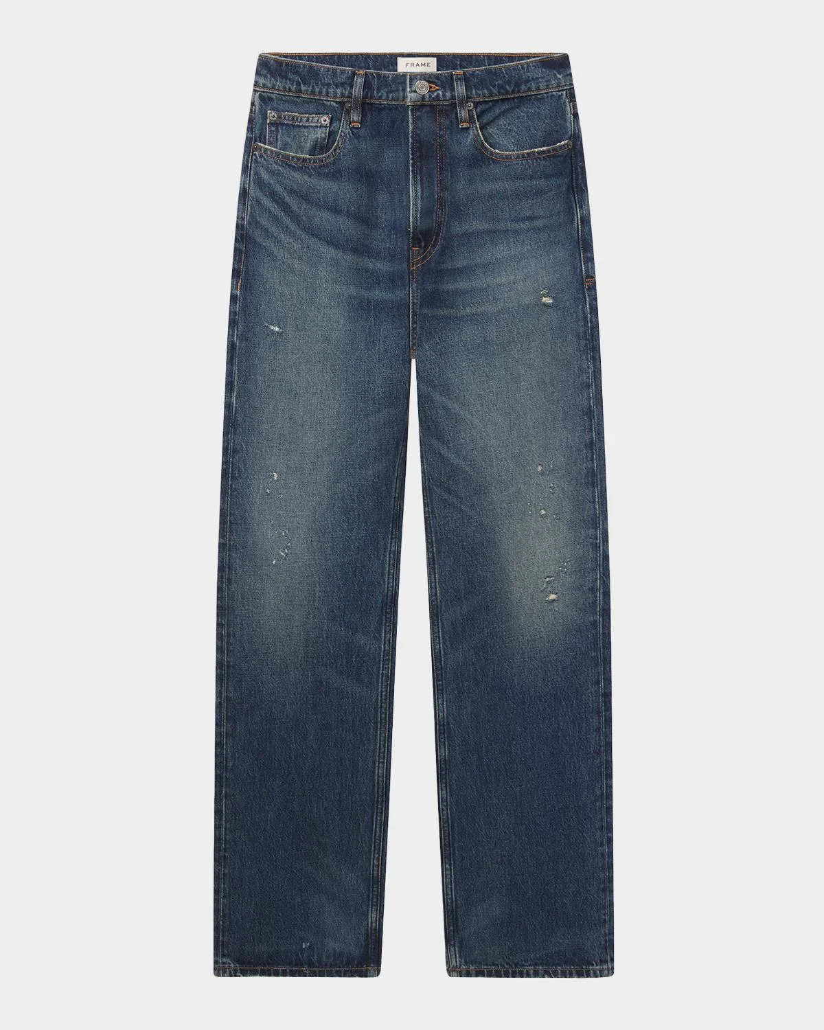 Men's D Whiskered Cotton Bootcut Jeans - 1