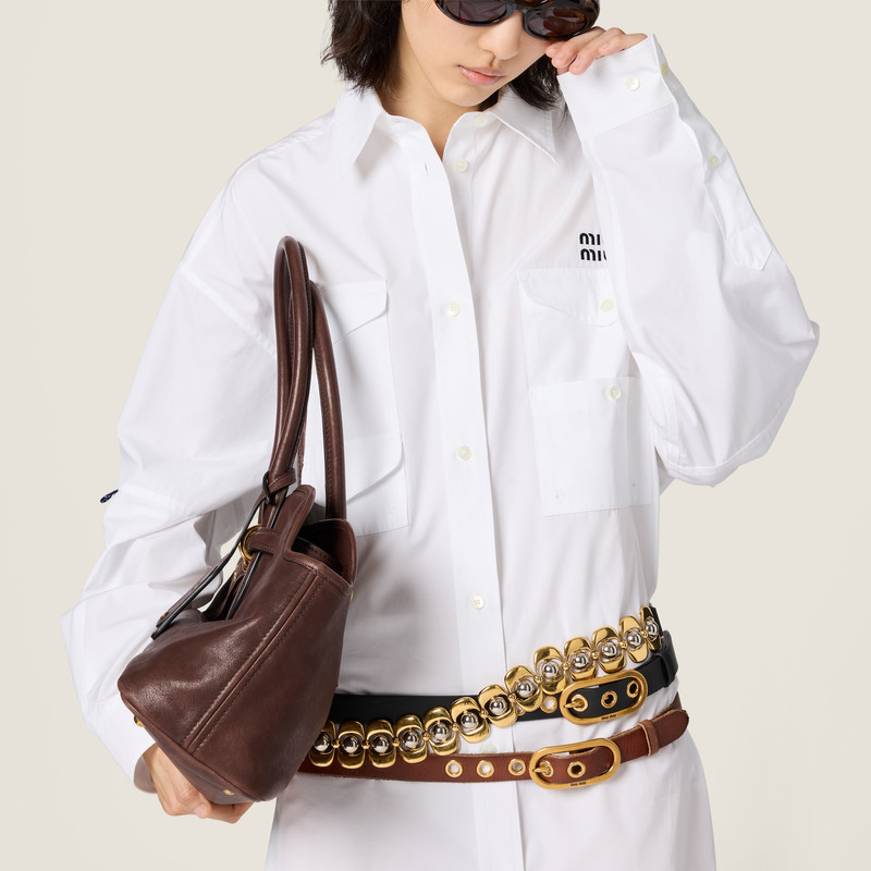 Poplin shirt-dress 4