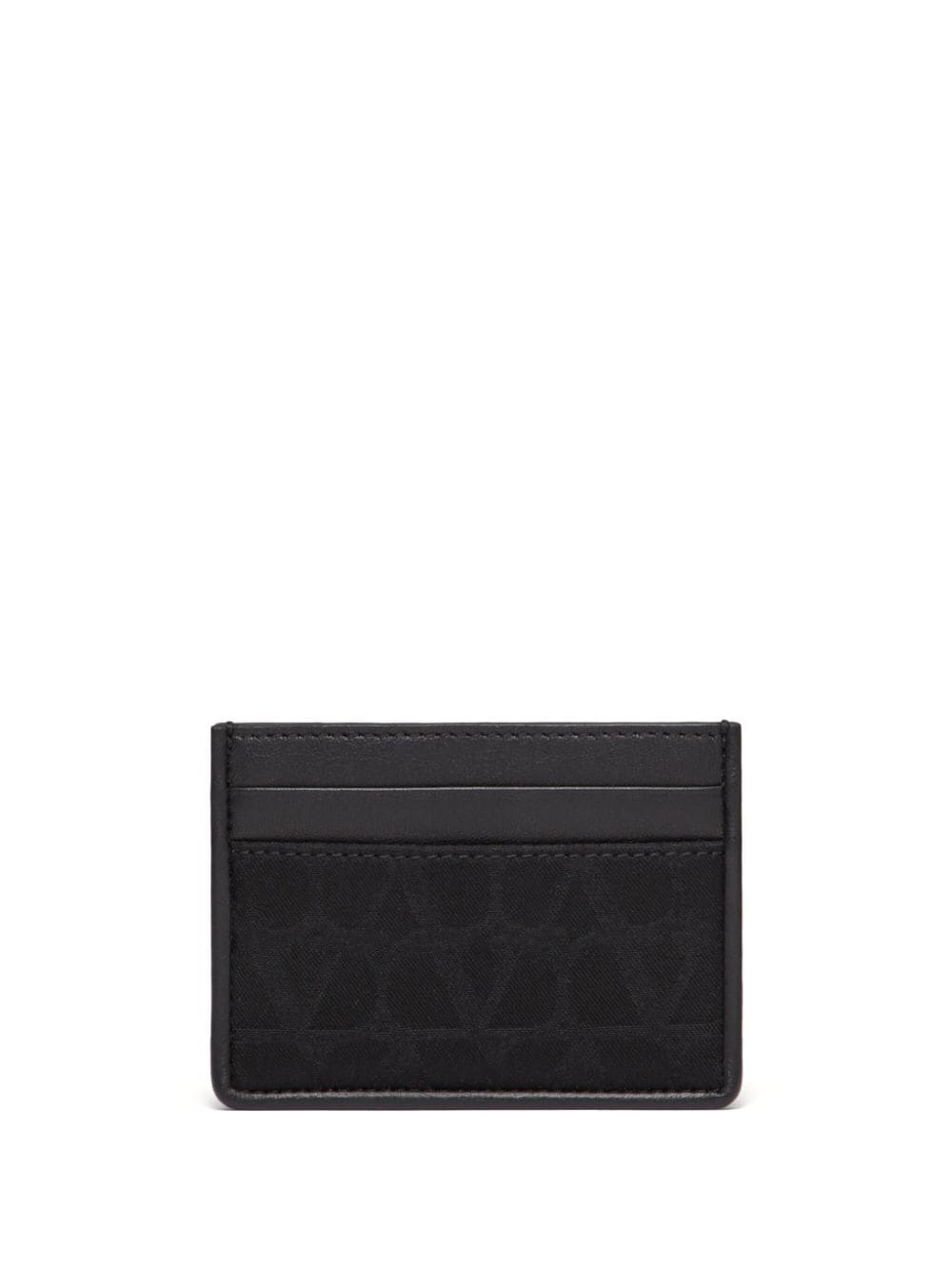 Toile Iconographe leather cardholder - 1