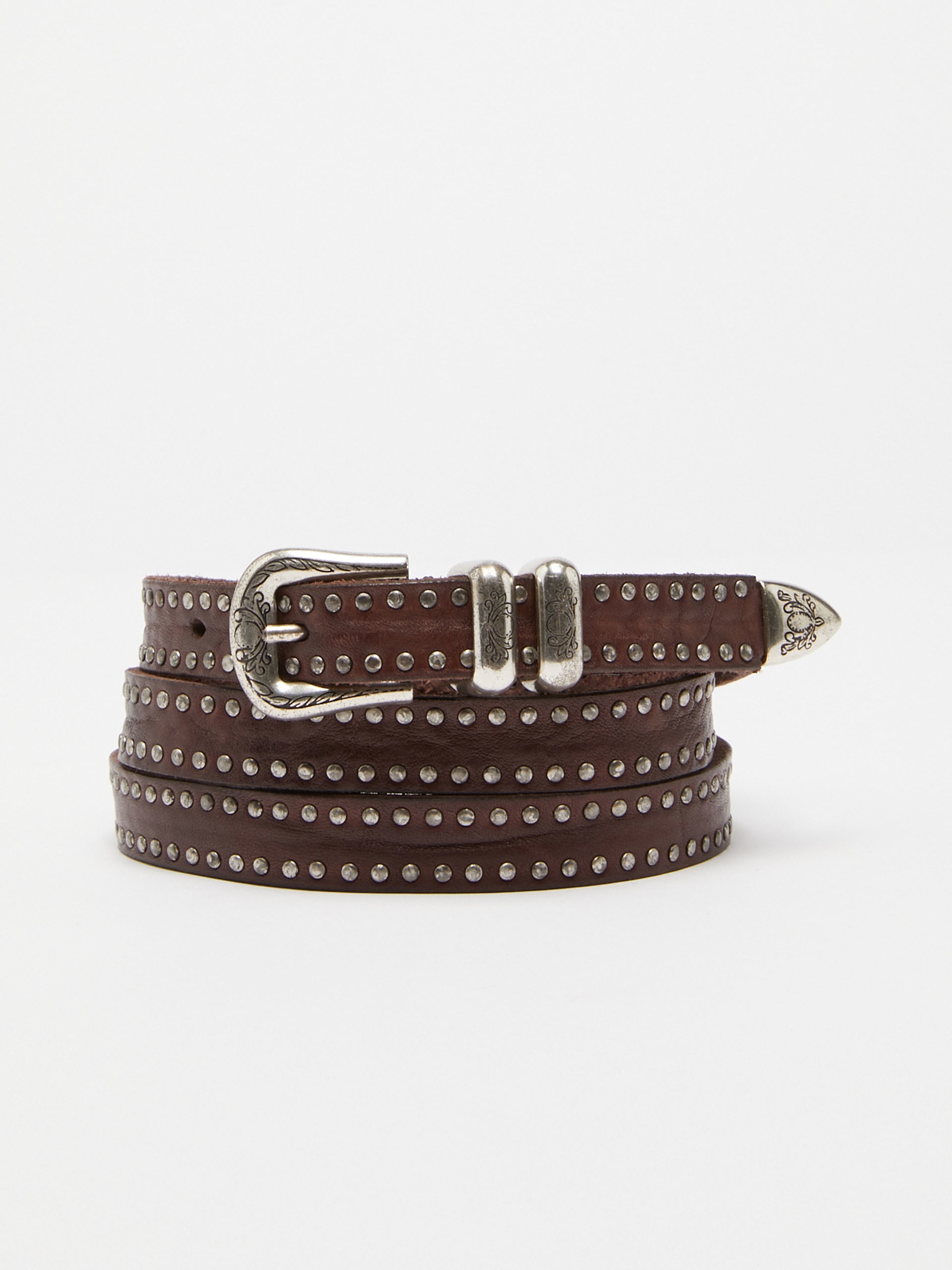 FARO Buckle and tip-adorned belt - 1
