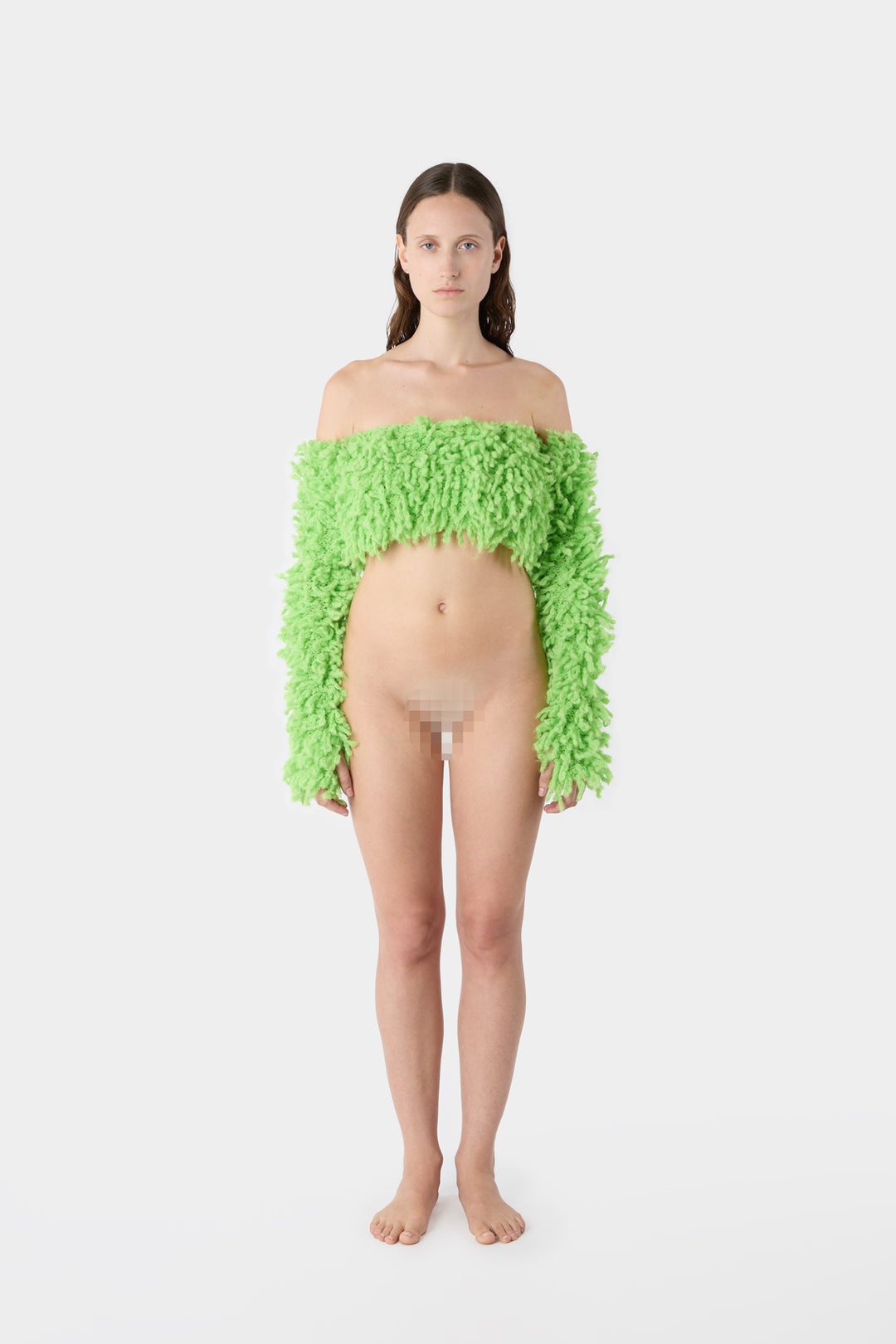 FRINGE TOP / acid green - 3