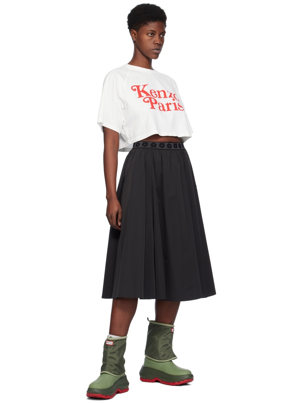 KENZO 'Boke 2.0' midi skirt | REVERSIBLE