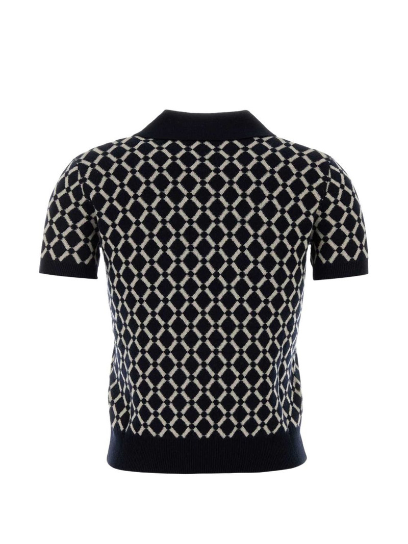 'S Max Mara patterned polo shirt outlook