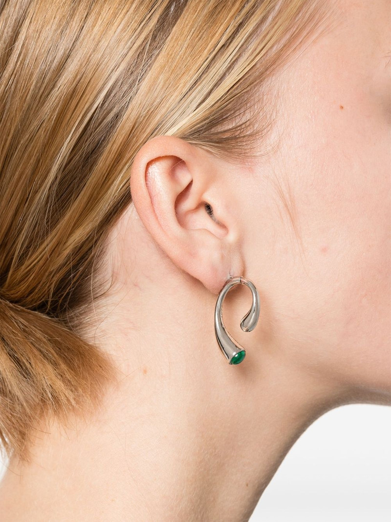 PANCONESI P Malakite earrings outlook
