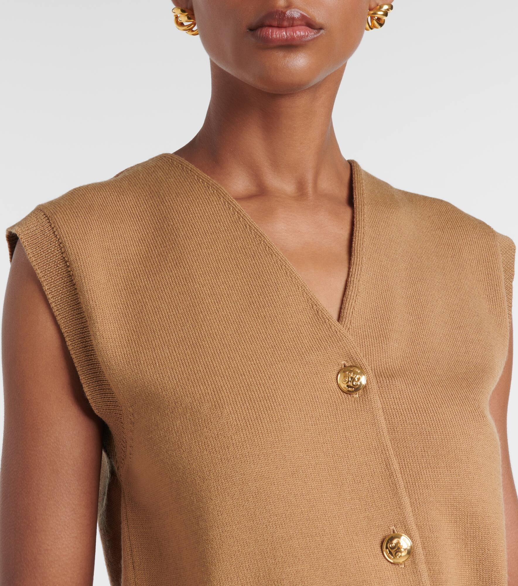 Sebright wool-blend sweater vest - 4