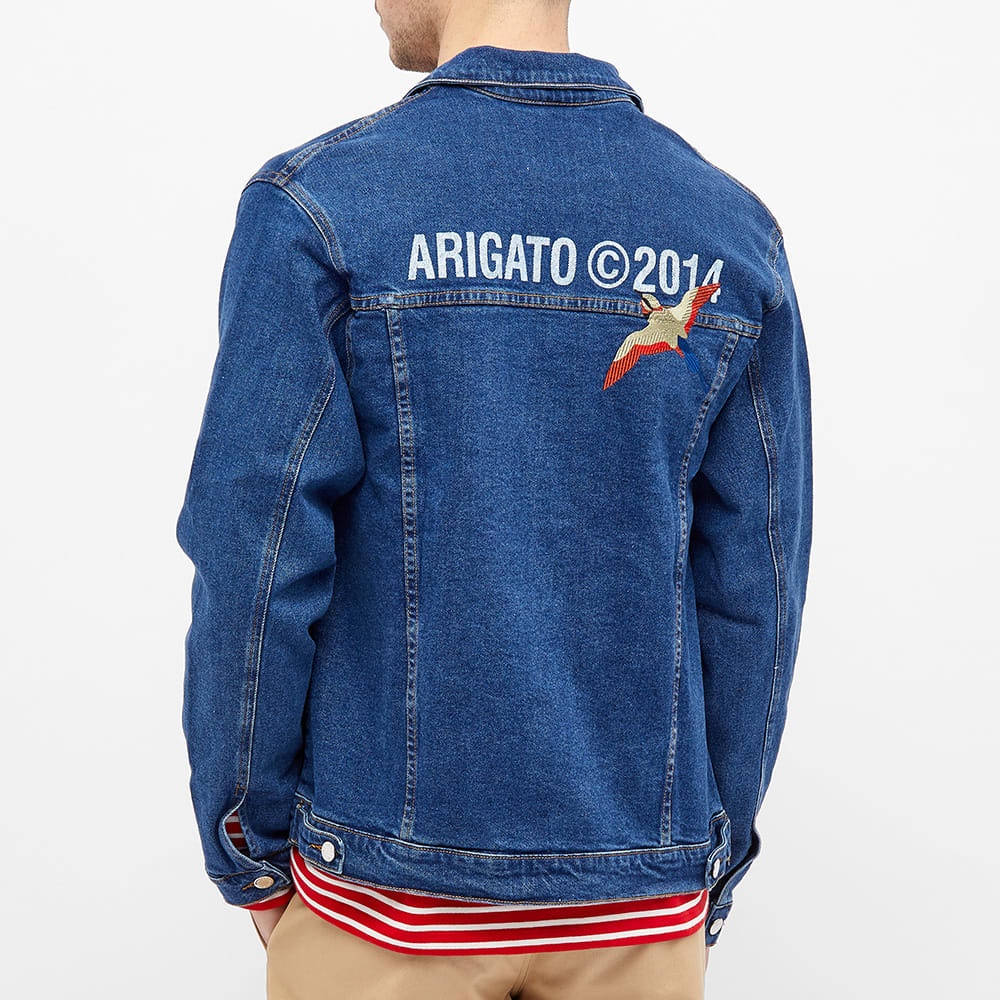 Axel Arigato Monogram Tori Bird Standard Denim Jacket - 6