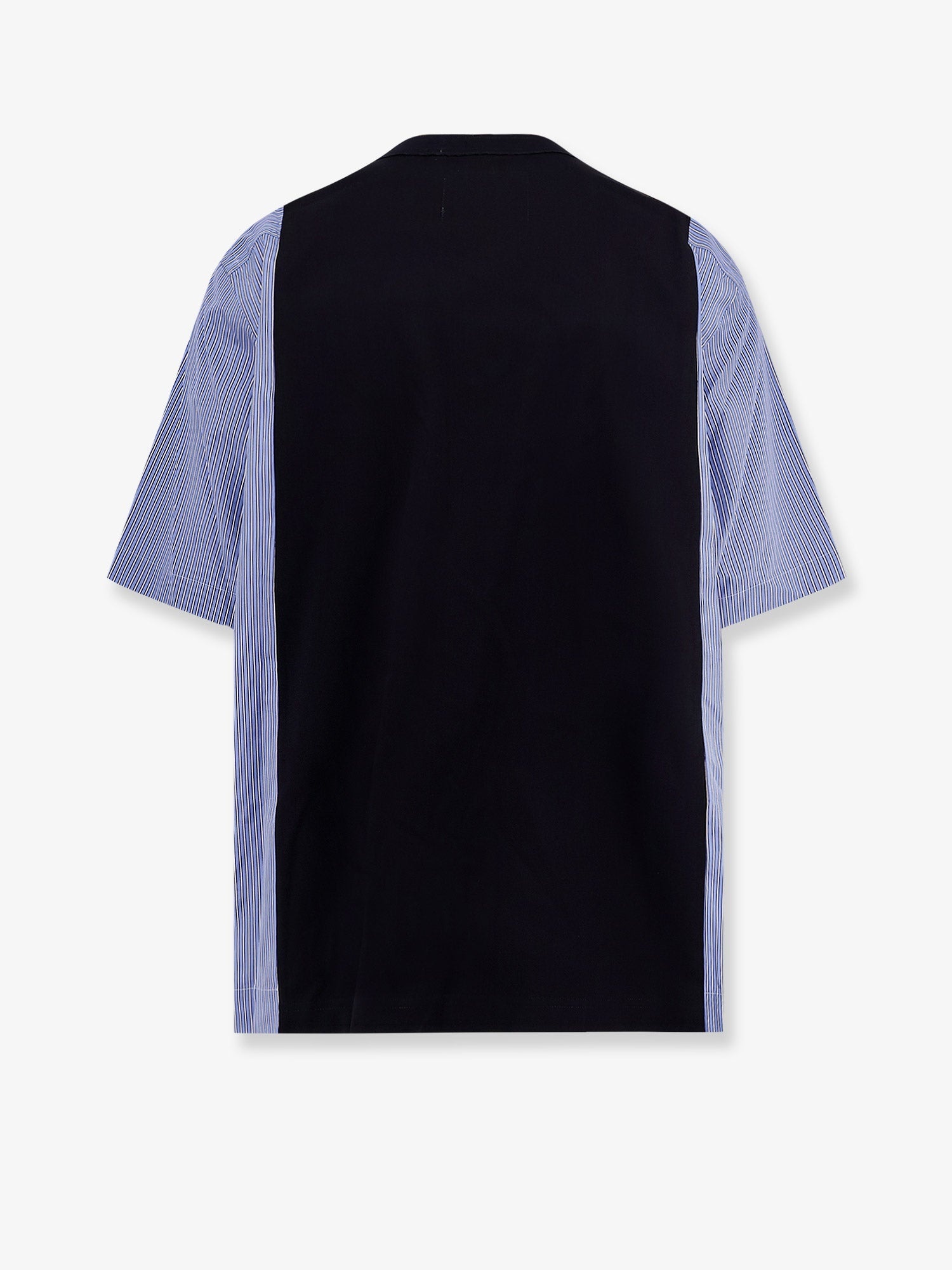 Sacai Cotton Jersey T-Shirt With Popeline Inserts - 2