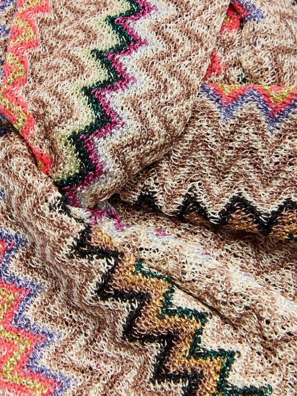 zigzag knitted headband - 2