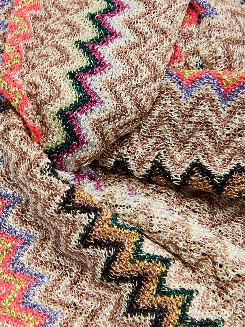 Missoni zigzag knitted headband outlook