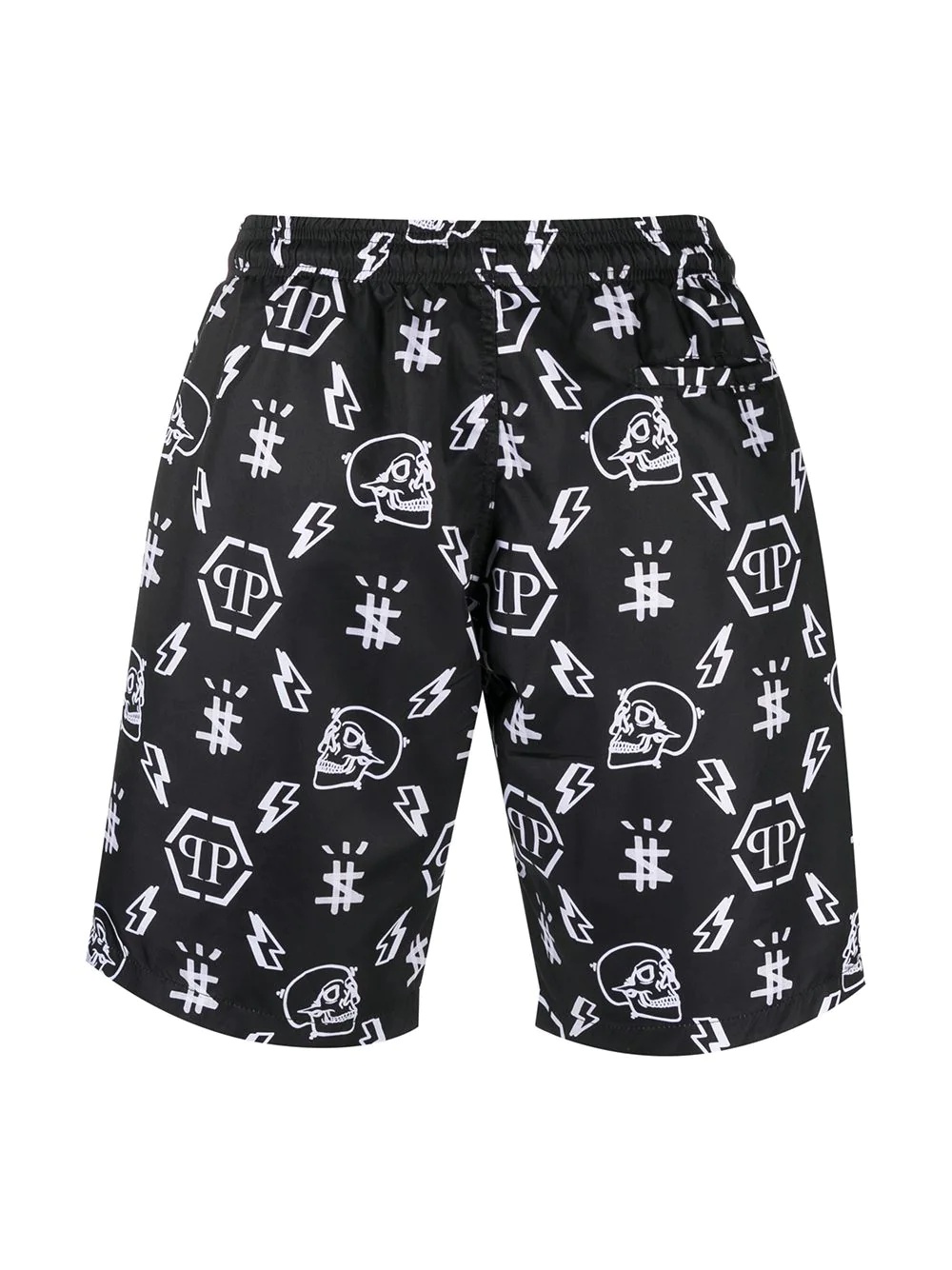 monogram-print swimshorts - 2