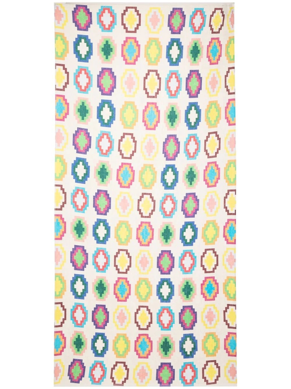 geometric-print cotton-blend beach towel - 3