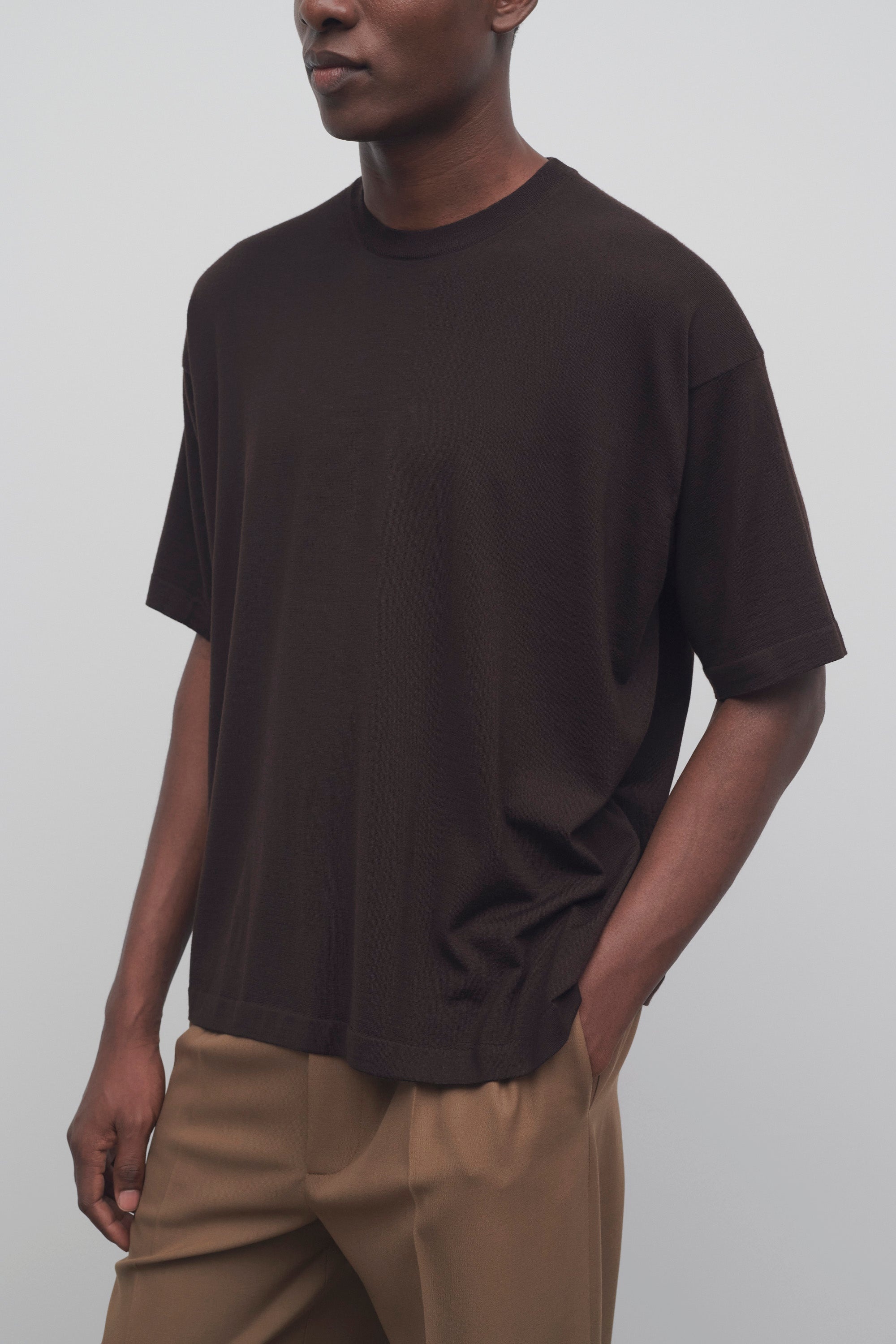 Dlomu Top in Virgin Wool - 6