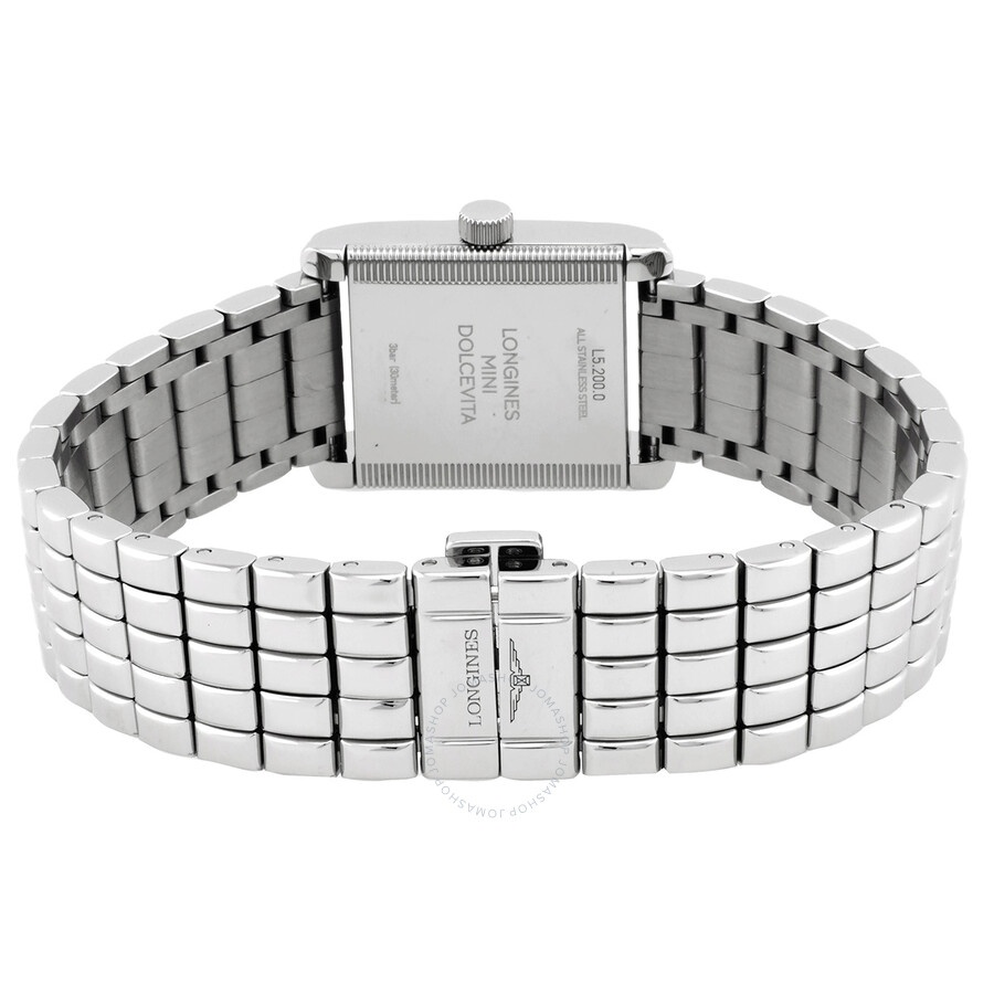 Longines Mini Dolcevita Quartz Diamond Silver Dial Ladies Watch L5.200.0.75.6 - 3