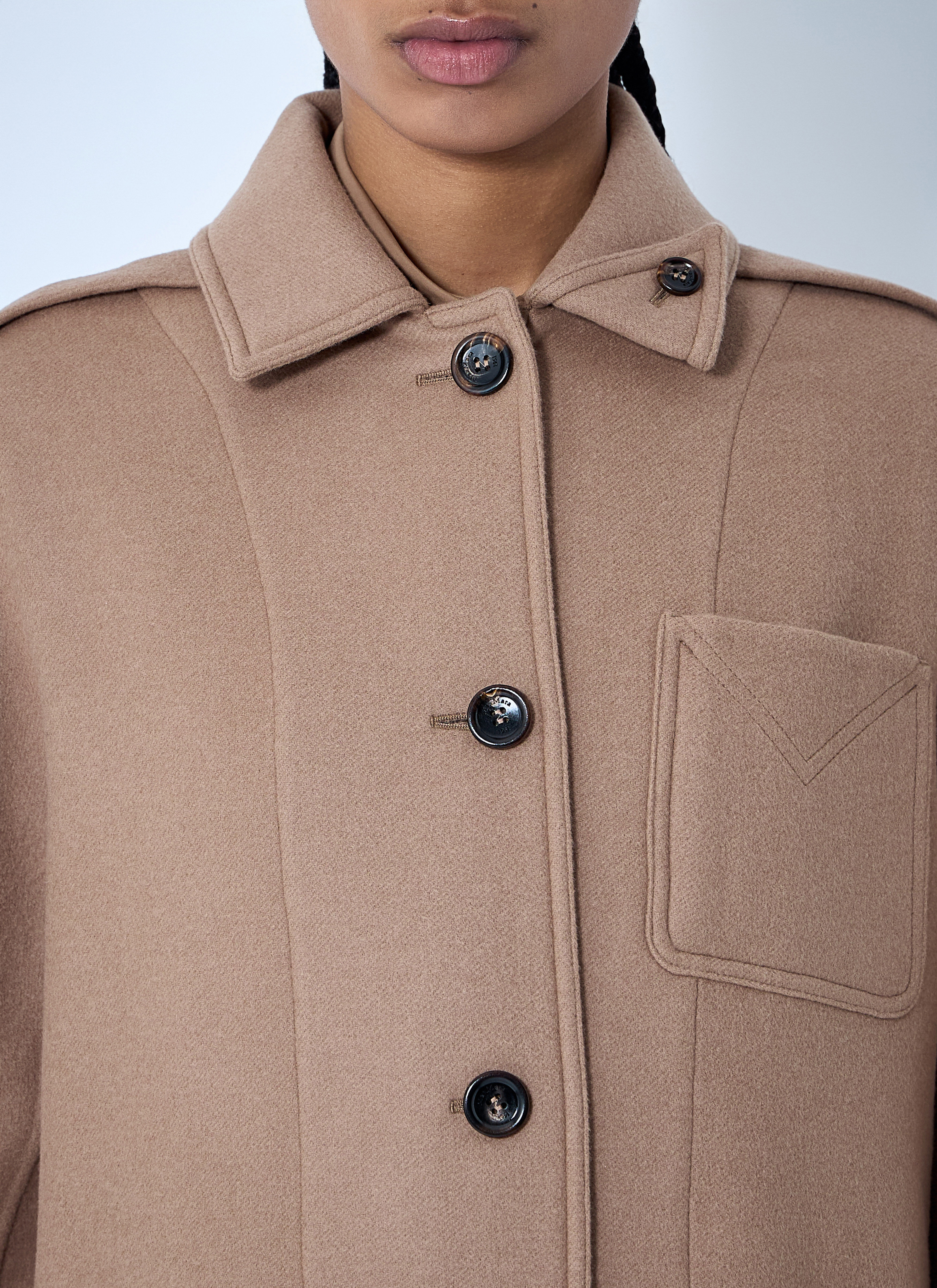 Wool-And-Cashmere-Blend Coat - 5