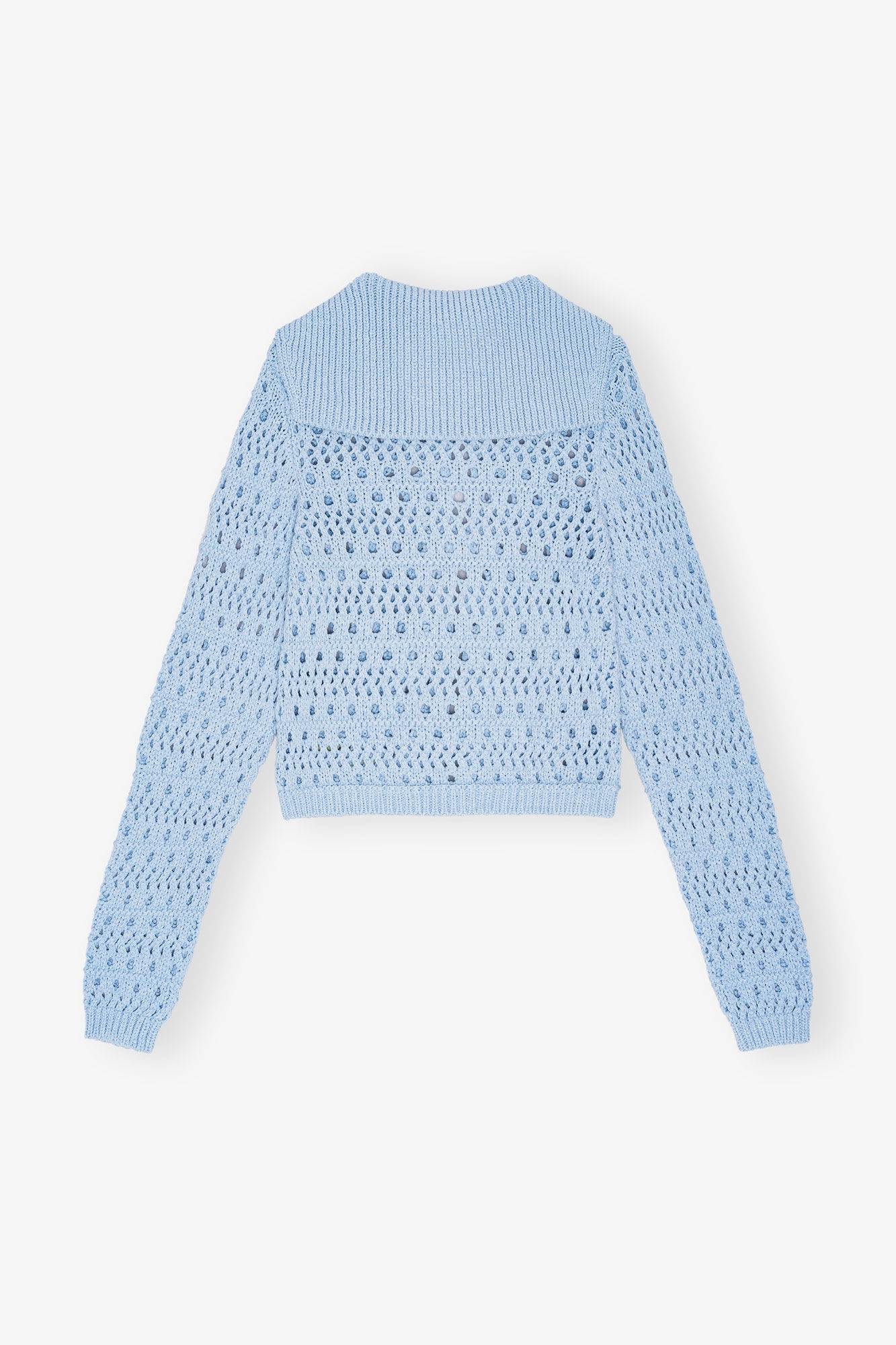 BLUE TIE STRING CARDIGAN - 6