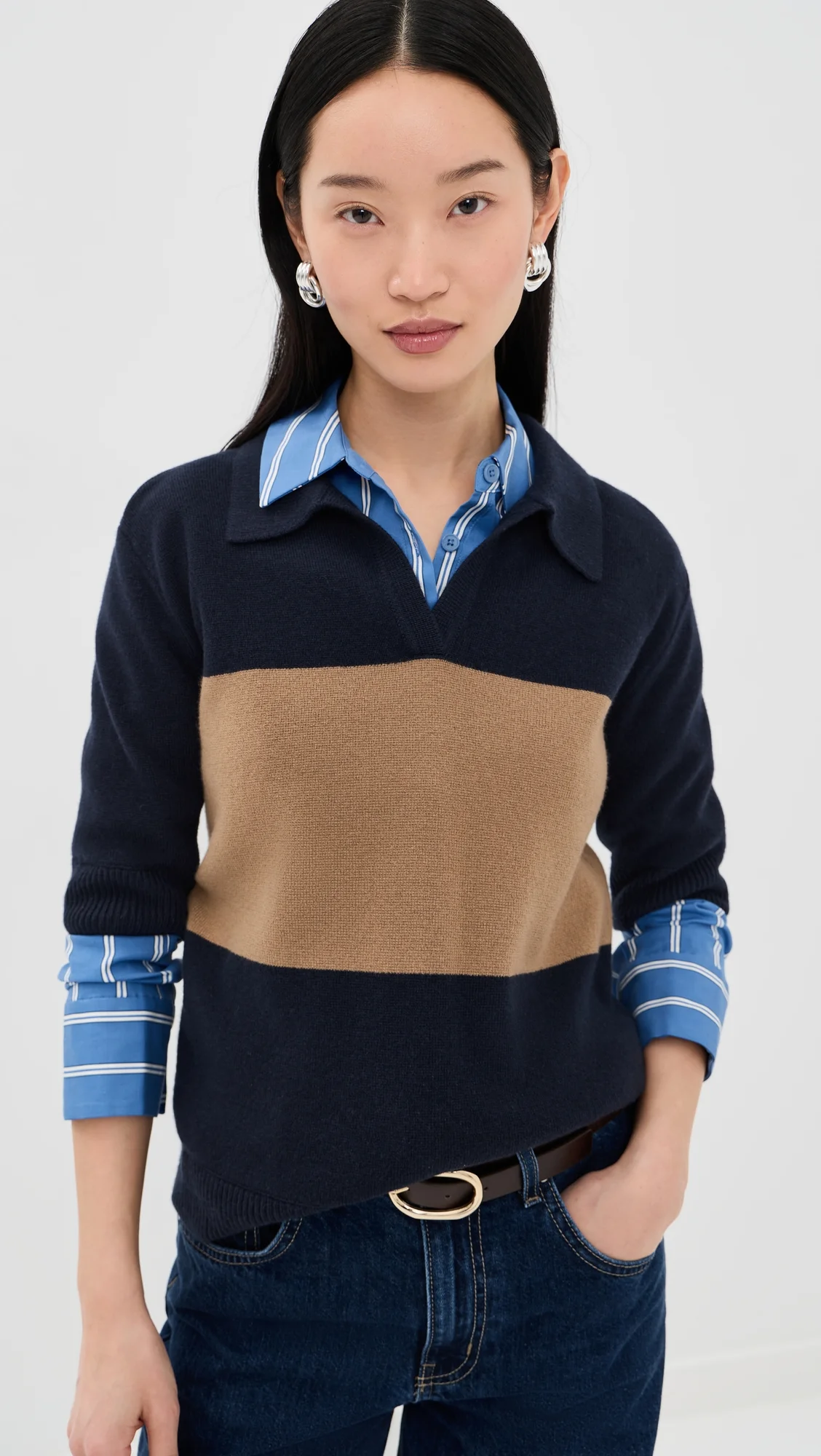 Slightly Oversized Cashmere Polo - 1