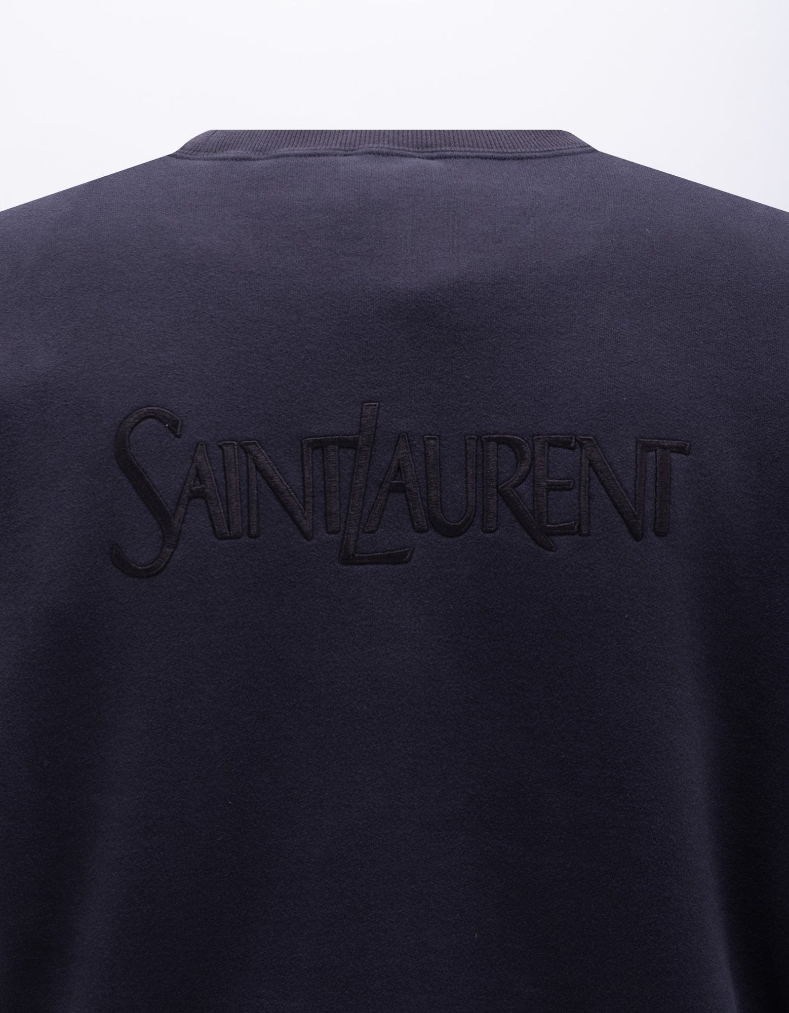 Saint Laurent Blue Logo Sweatshirt - 3