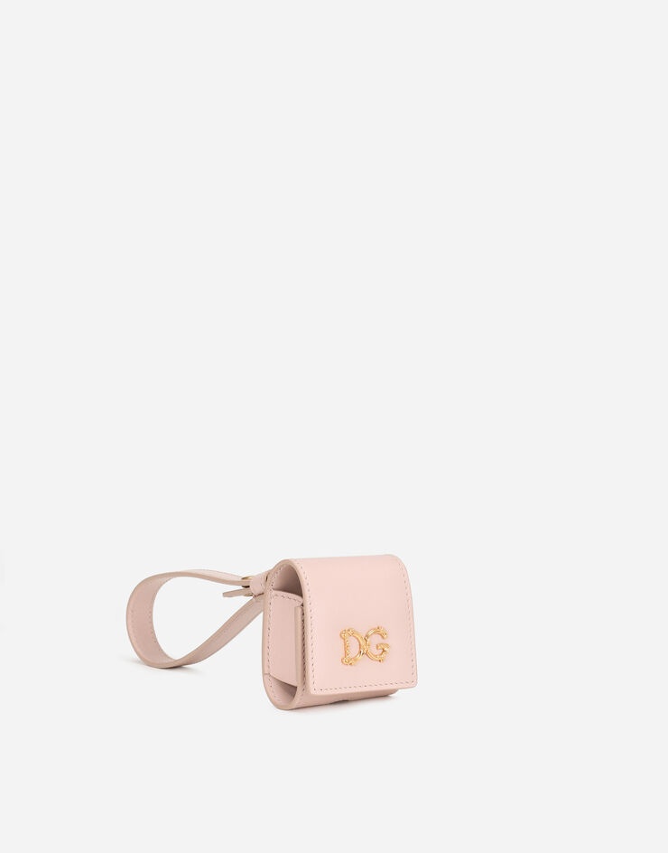 Calfskin airpods case with baroque DG logo - 4