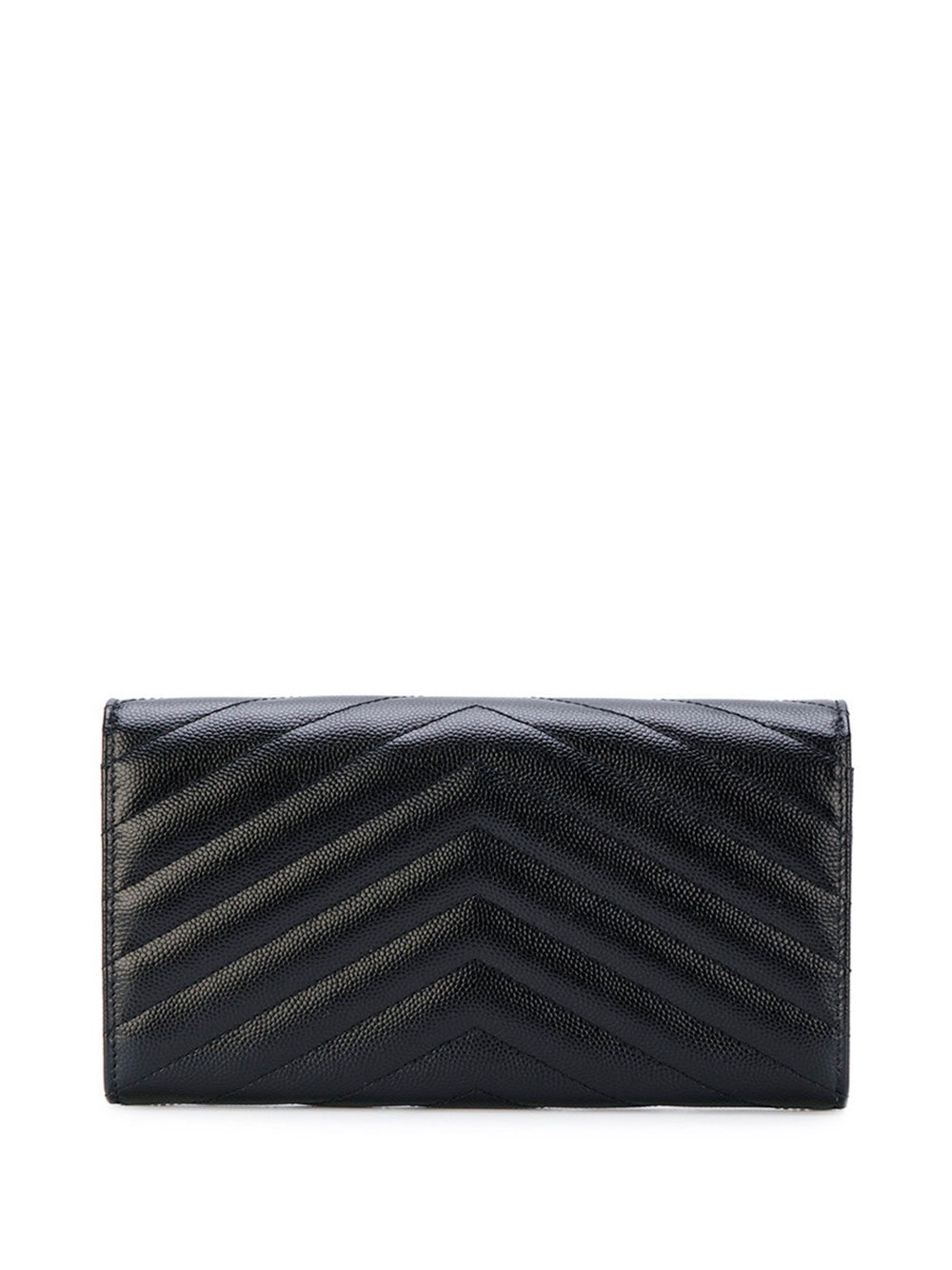 Saint Laurent Paris Women Cassandre Matelassé Large Flap Wallet In Grain De Poudre Leather - 2