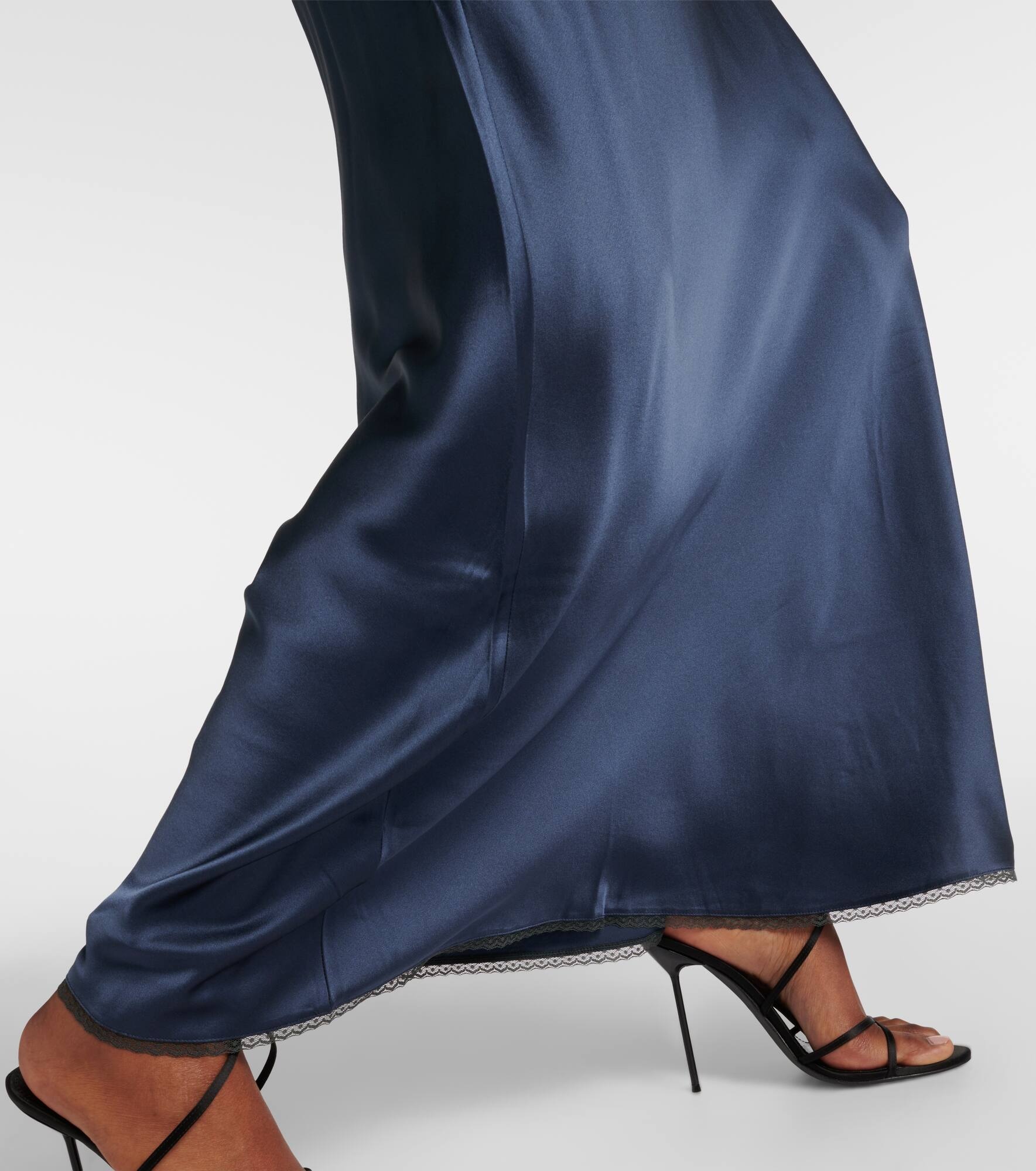 Aries silk maxi skirt - 5