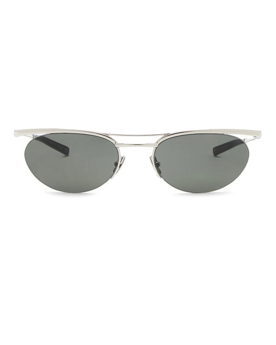 Small Fashion Metal Round Sunglasses - 1