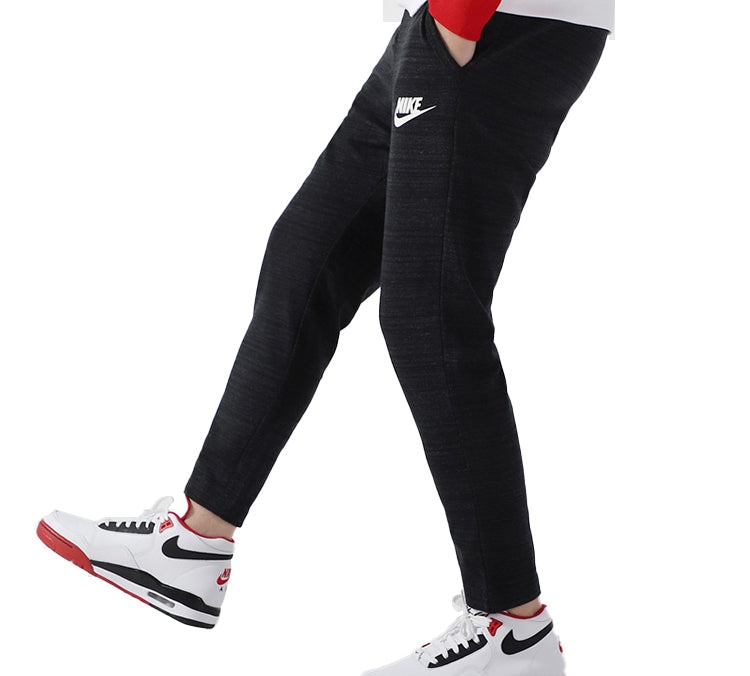 Nike Alphabet Logo Loose Sports Pants Black 885924-010 - 5