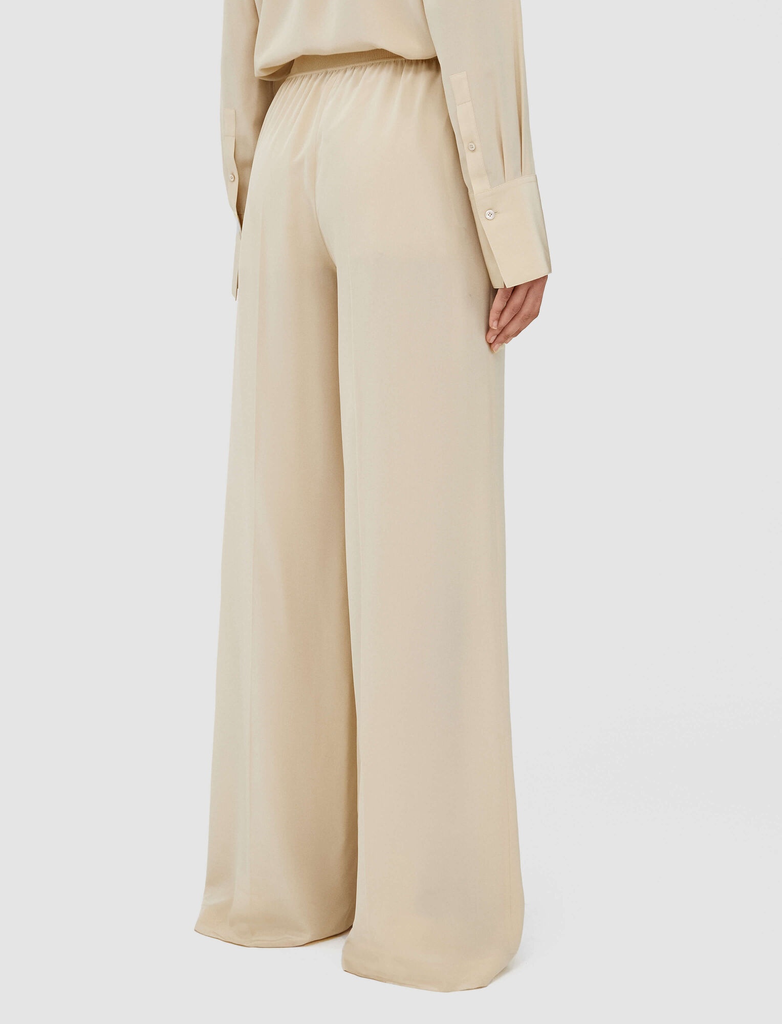 Silk Crepe de Soie Hulin Trousers - 3