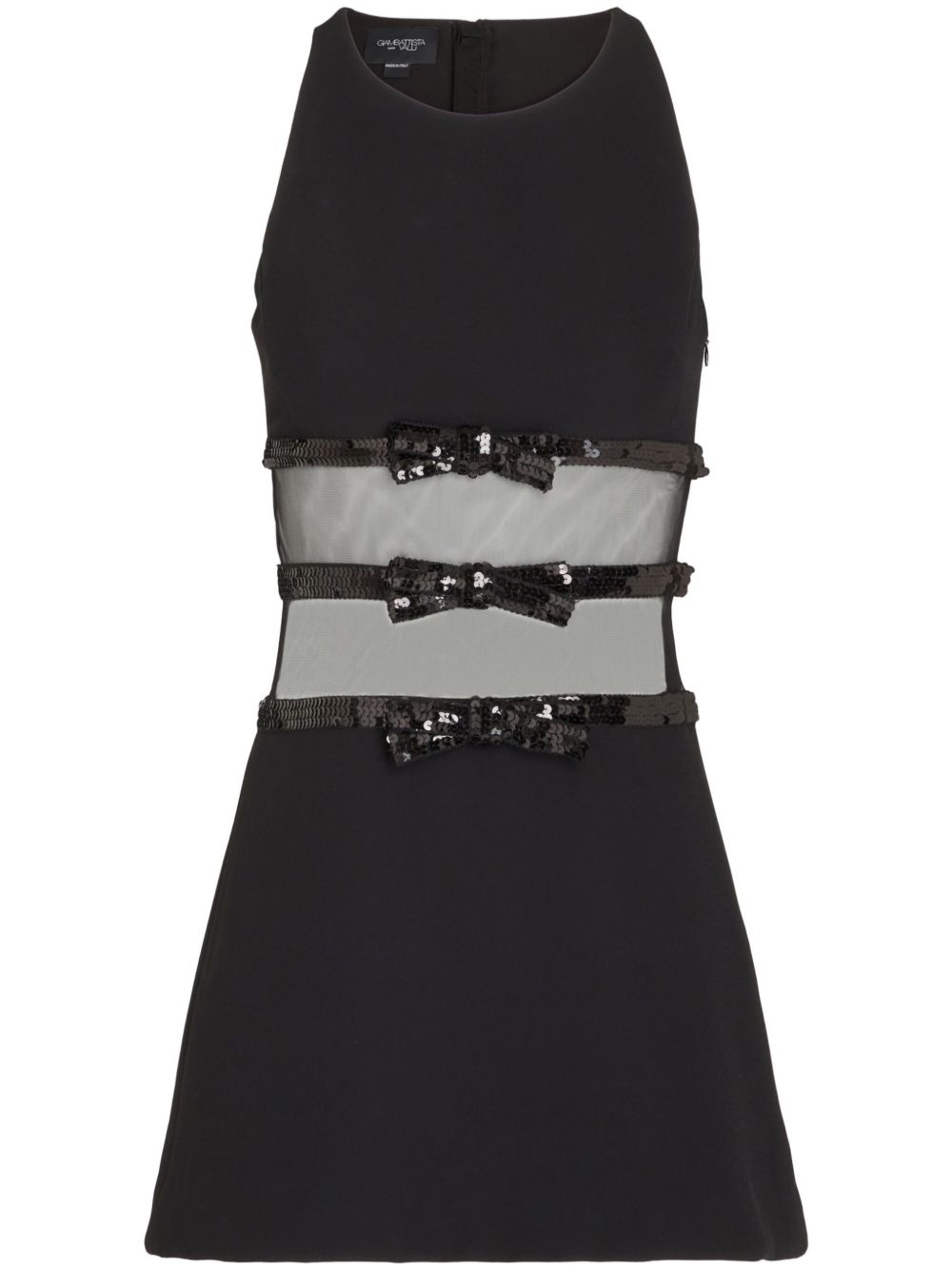 bow detailing sleeveless dress - 1