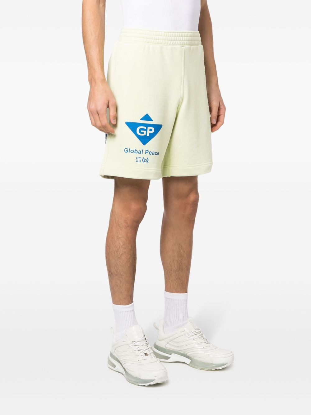 x BSTROY graphic-print track shorts - 3