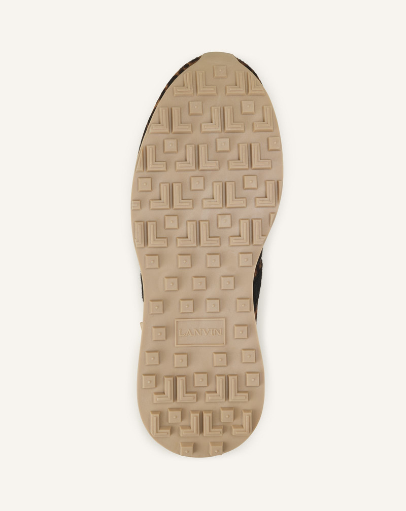 LEOPARD PRINT BUMPR SNEAKERS IN PONY 6