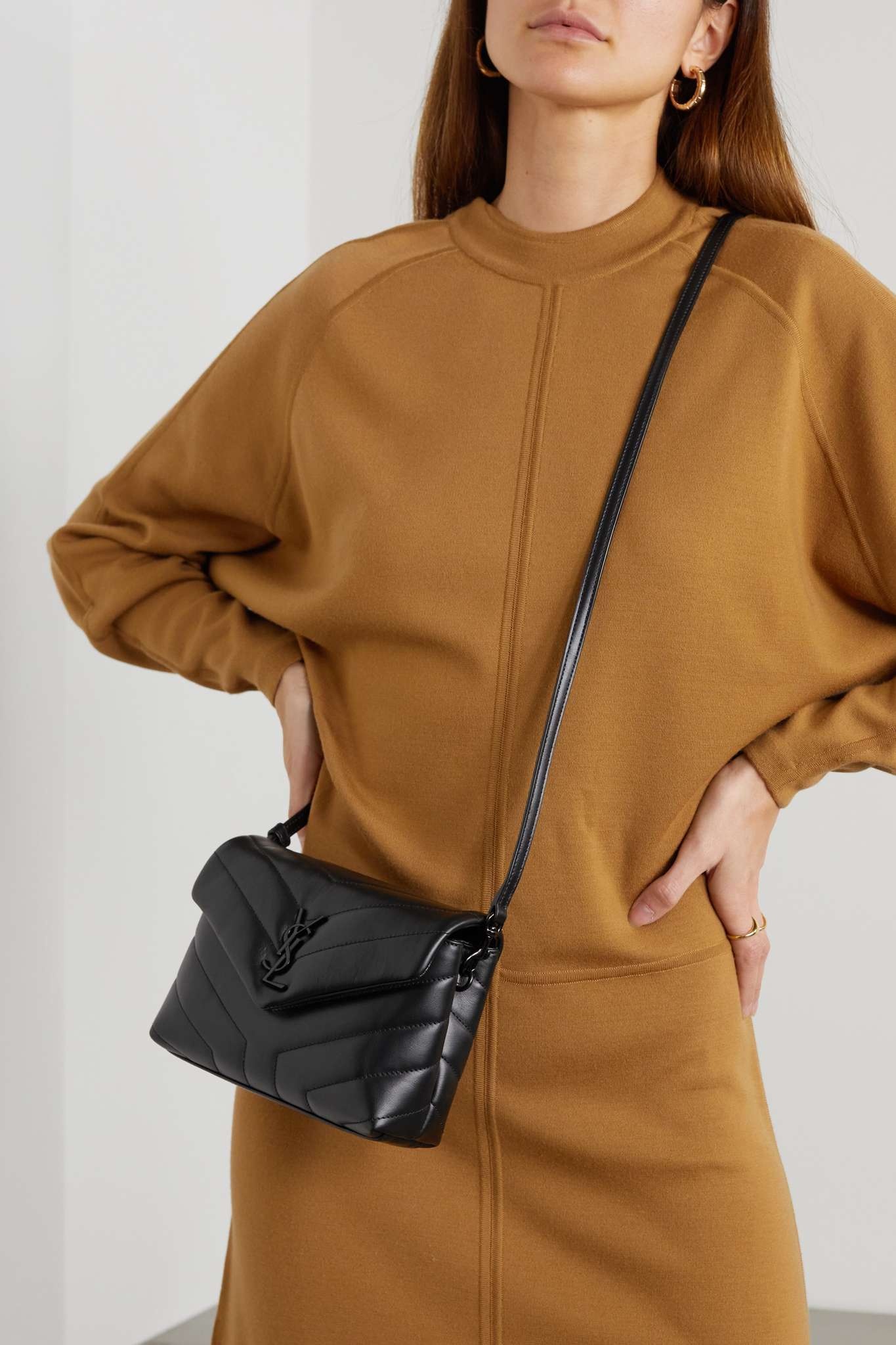 Loulou Toy quilted leather shoulder bag - 6