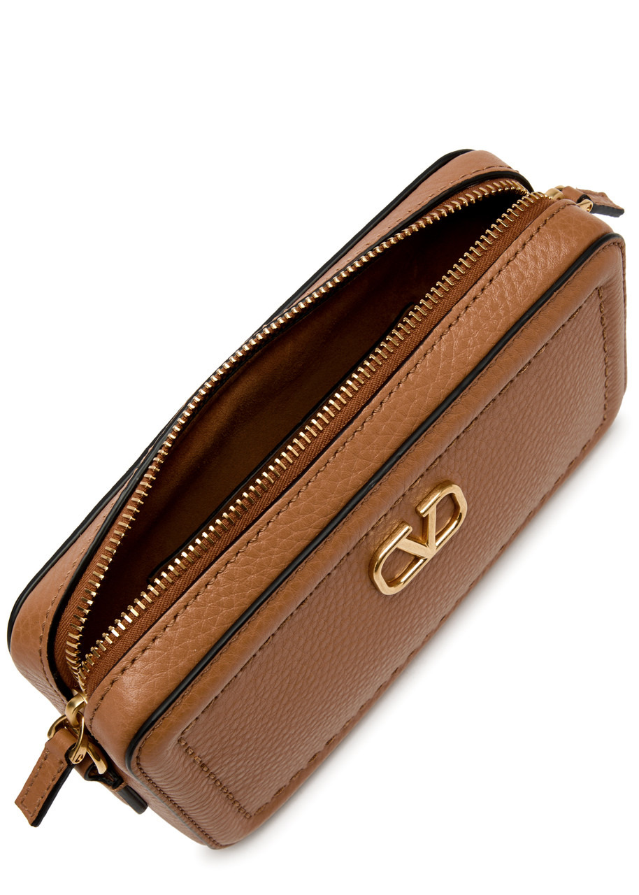 Valentino Garavani Alltime Mini Leather Camera bag - 4