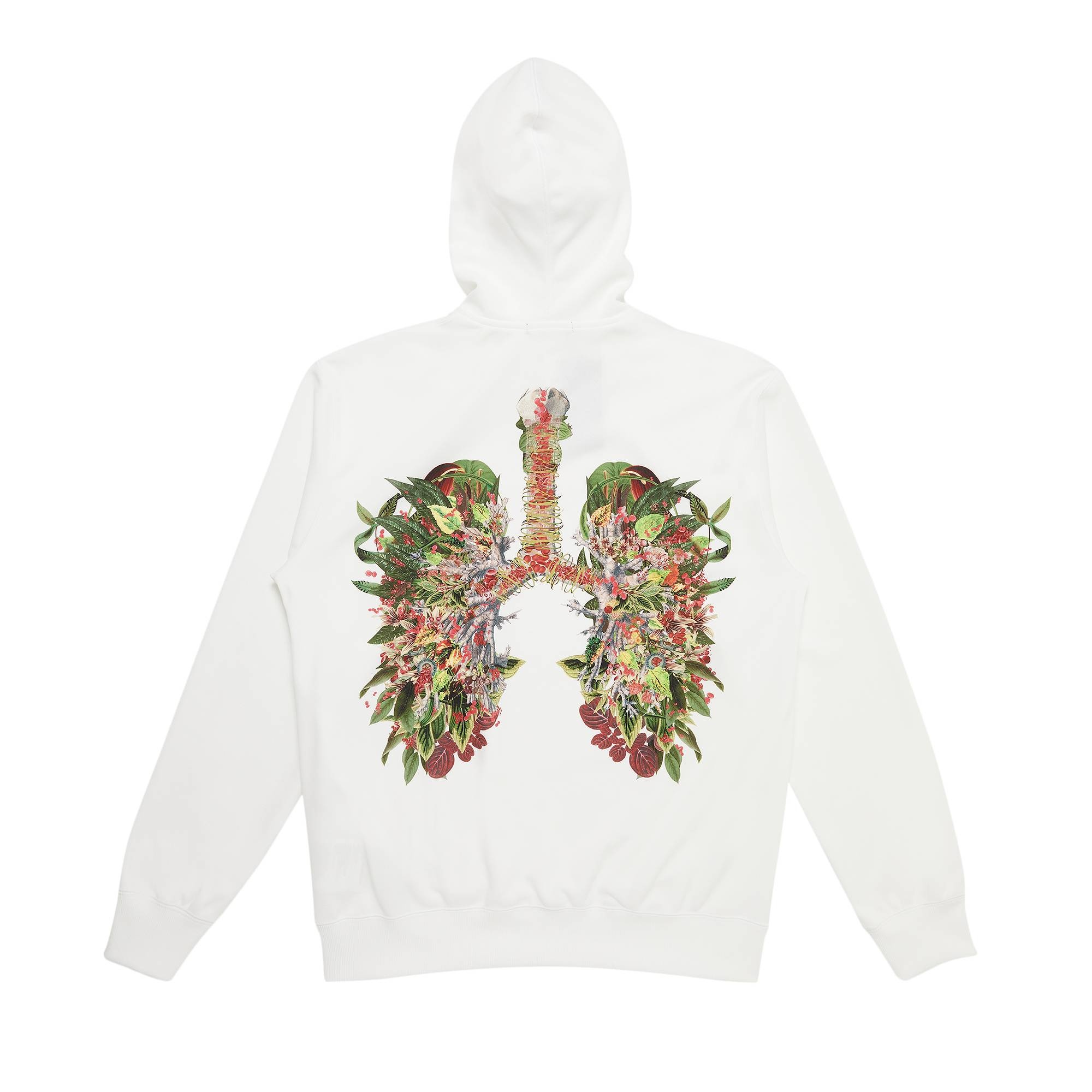 Comme des Garçons Homme Plus Back Print Hoodie 'White' - 2