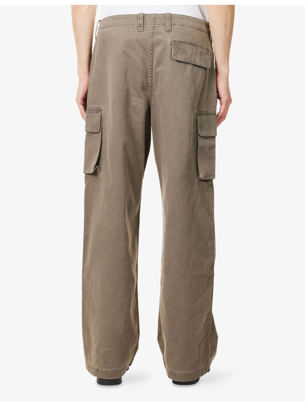 Mount Cargo Wide-Leg Denim Trousers - 4