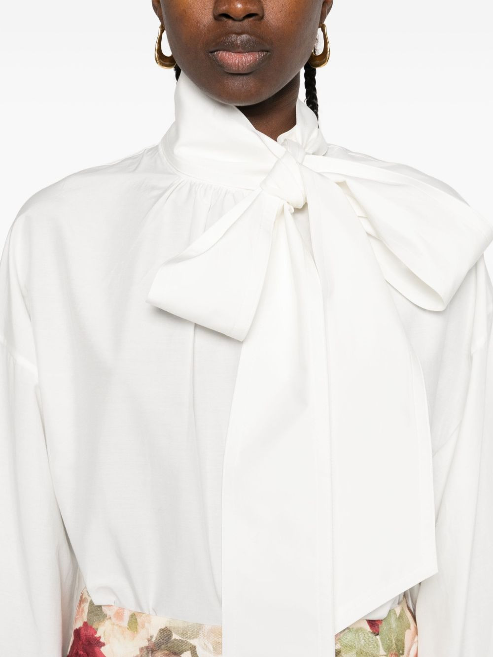 tie-waist blouse - 5