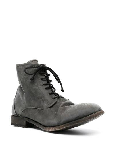 Isaac Sellam chunky lace-up leather boots outlook