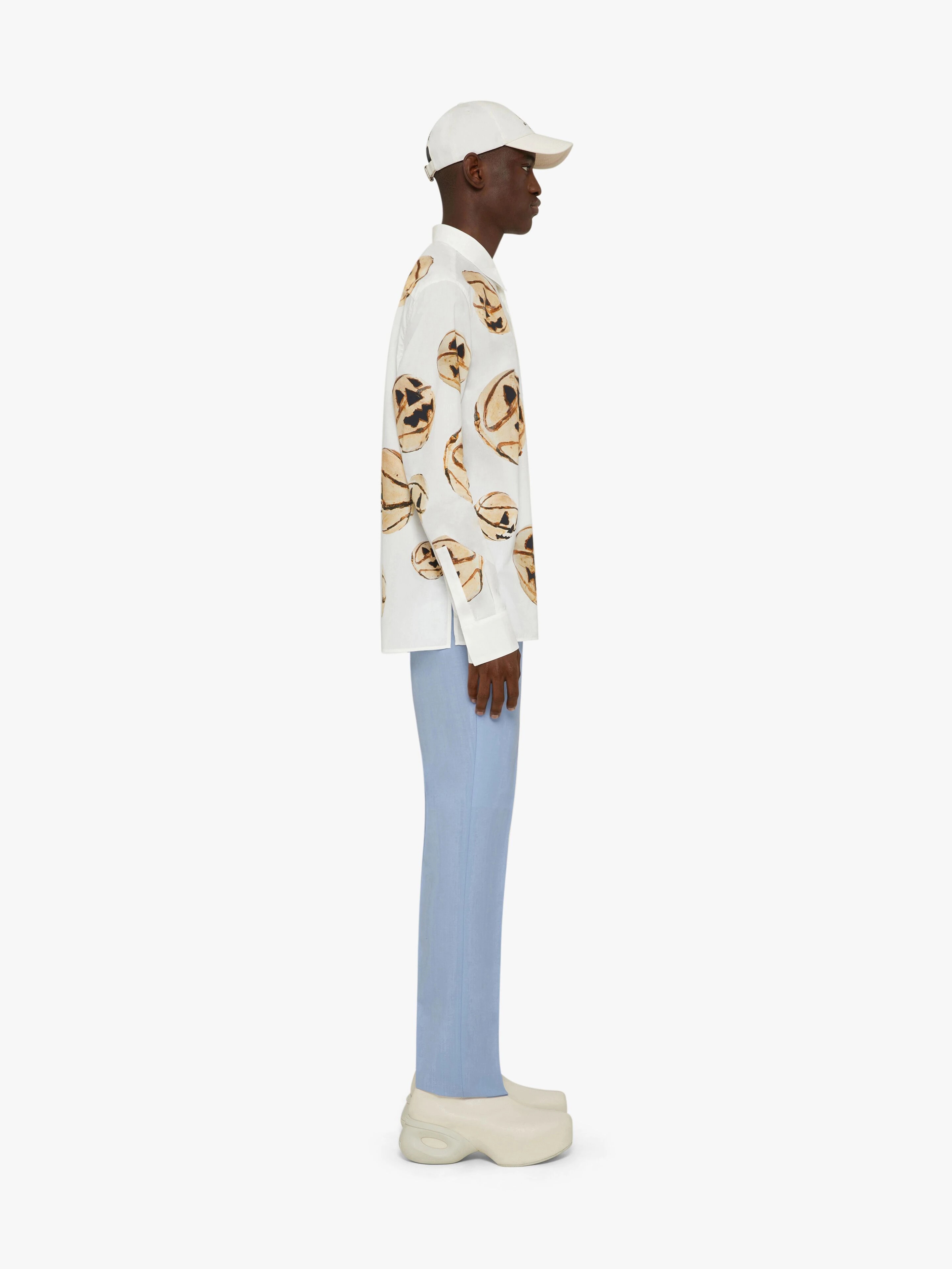 SHIRT IN COTTON WITH CERAMICS PRINTS - 3