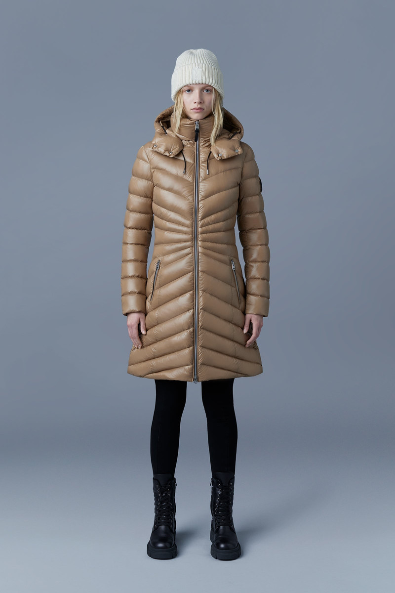 MACKAGE CAMEA Light down jacket with removable hood outlook