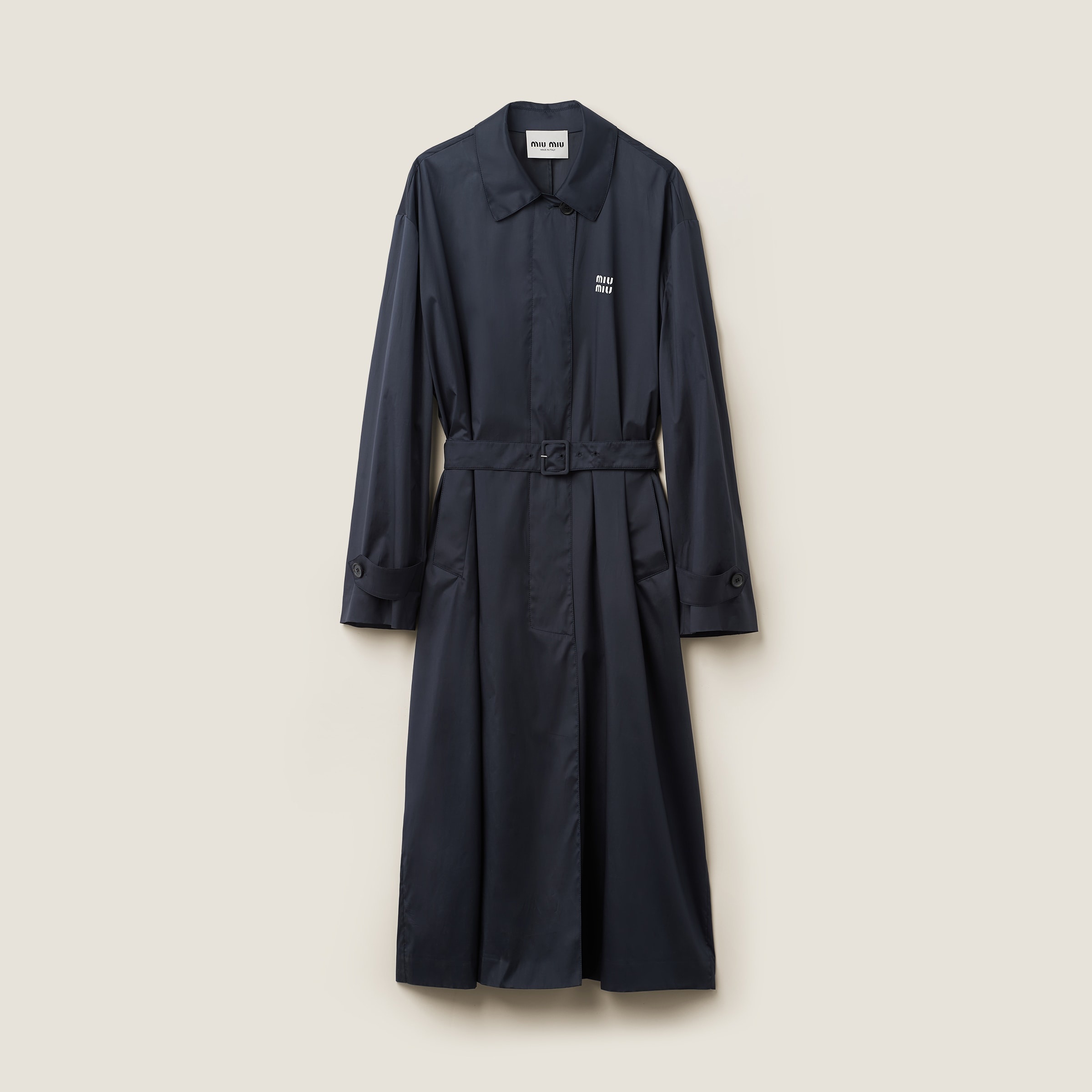Technical silk coat - 1
