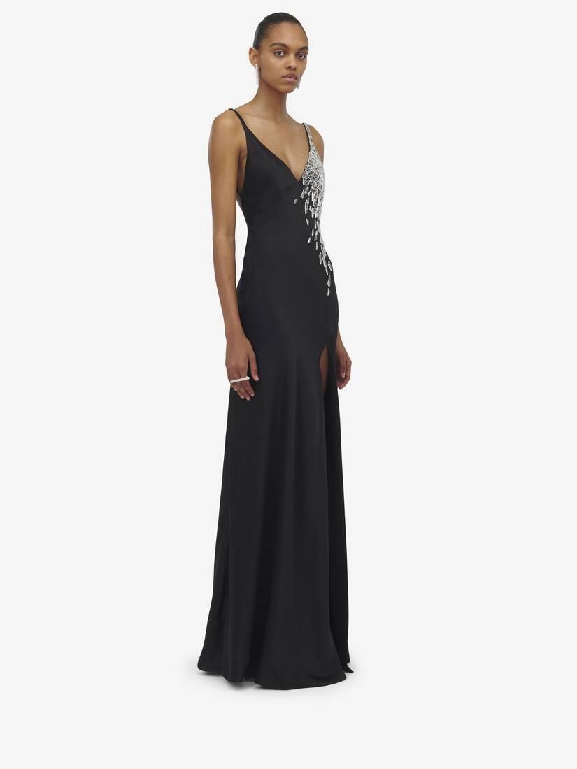 Smashed Glass Embroidered Dress - 3