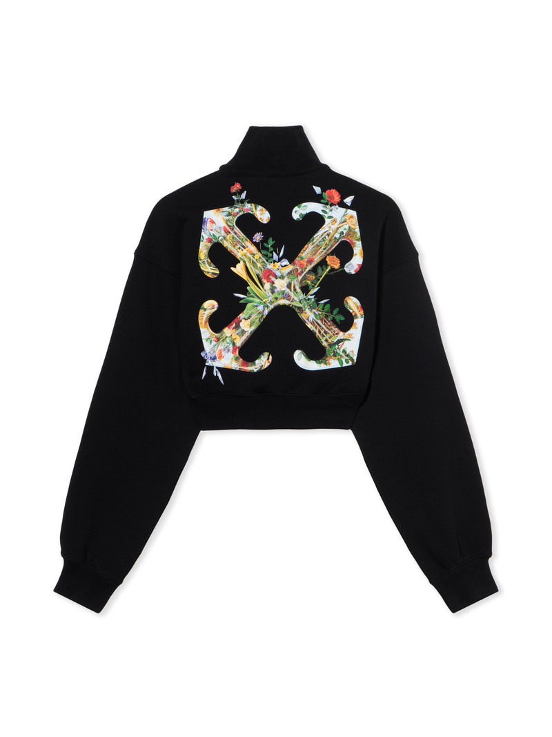 Off-White Arrow Glass Flower Crop Jacket outlook